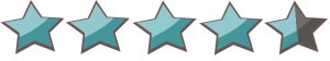 Four and a half star rating