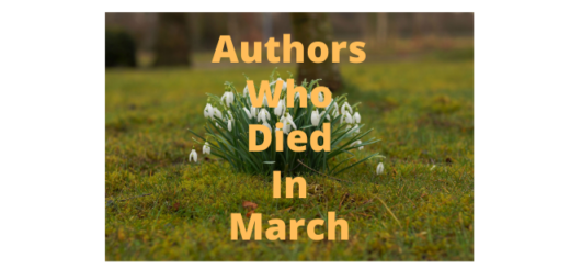 Feature Image - Authors who died in March