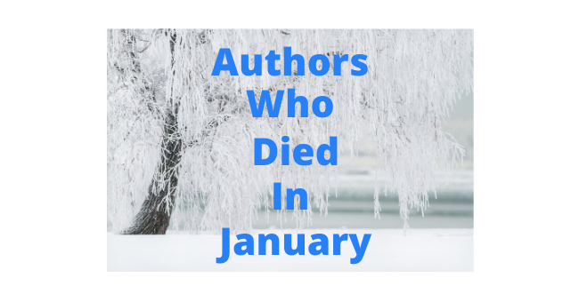 Feature Image - Authors who died in january