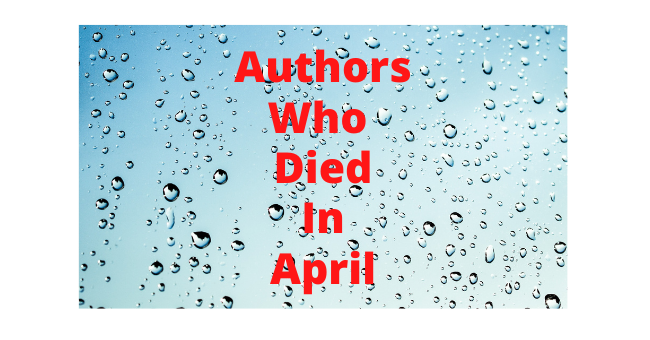 Feature Image - Authors who died in April - 1