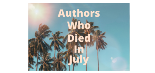 Feature Image - Authors who died in July