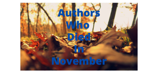 Feature Image - Authors who died in November