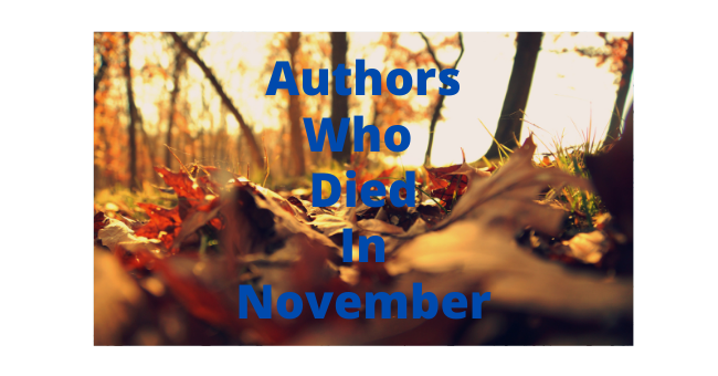 Feature Image - Authors who died in November
