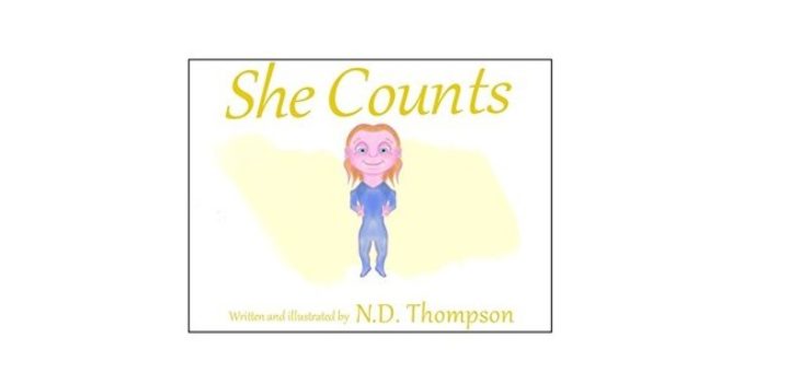 Feature Image - She Counts by N D Thompson