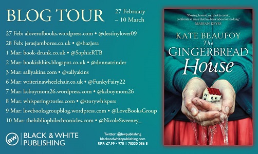 The Gingerbread House by Kate Beaufoy tour poster