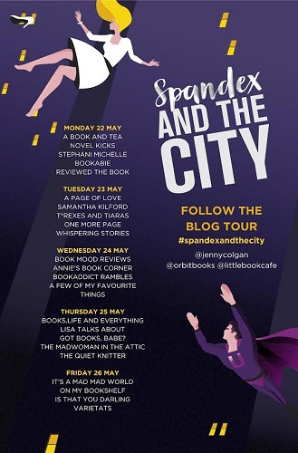 Spandex and the City Tour Poster
