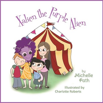 Xalien the purple alien by Michelle Path