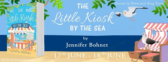 The Little Kiosk by the Sea by Jennifer Bohnet tour poster