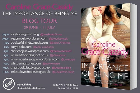 The importance of being me blog tour poster