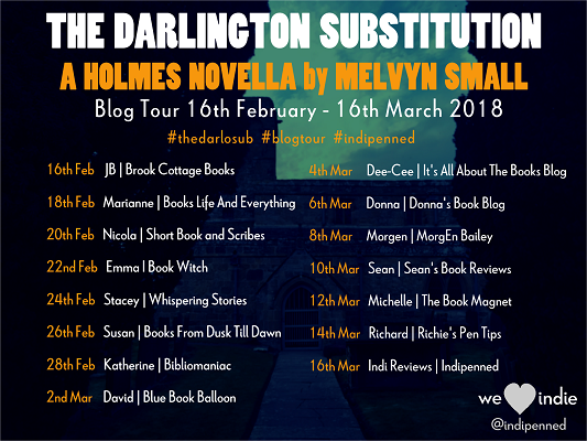 Darlington Substitution Blog Tour poster