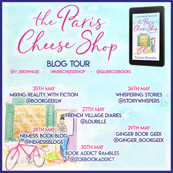 Blog Tour Poster A Winter Retreat at the Paris Cheese Shop