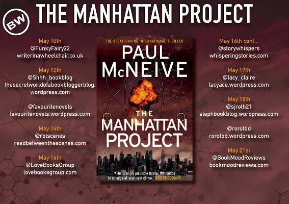 The Manhattan Project blog tour banner
