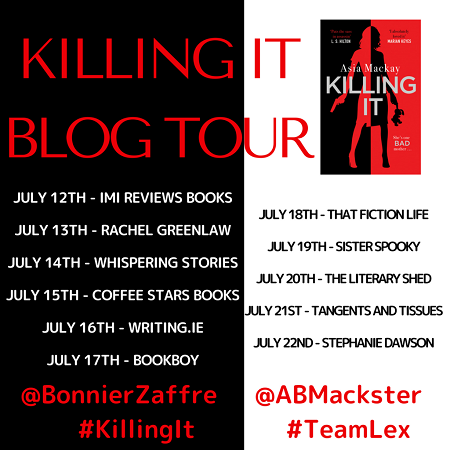 Killing it blog tour poster