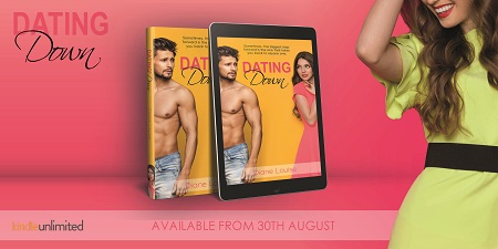 Dating Down Teaser - Book Cover on Pink