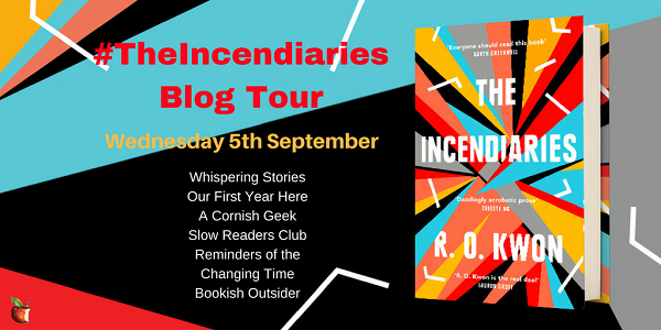 The Incendiaries blog tour poster