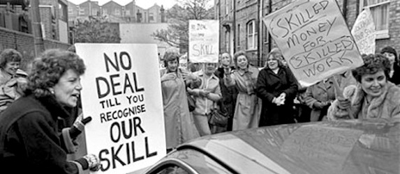 Women at the Dagenham Ford Motors plant, 1968