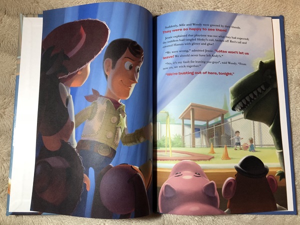Inside toy story three book The Personalised Gift Shop