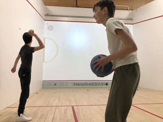 Interactive squash