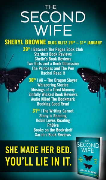 The Second Wife Blog Tour Poster.