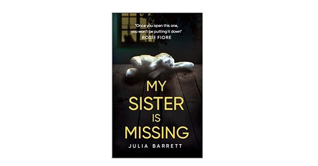 Feature Image - My Sister is Missing by Julie Barrett