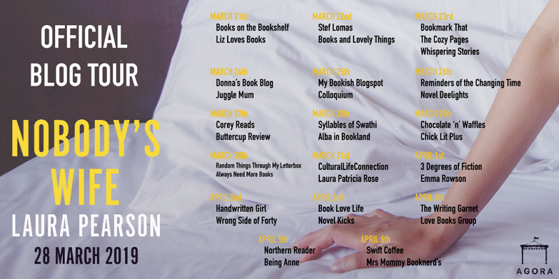 Nobodys Wife Blog Tour poster