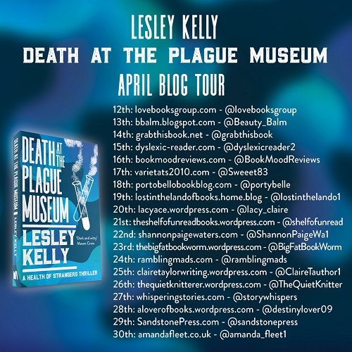 Blog tour banner plague museum