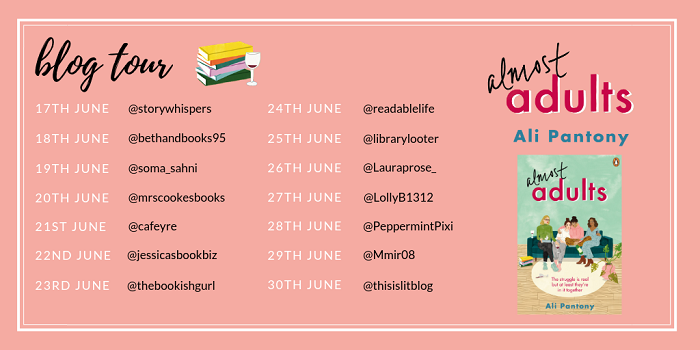 Almost Adults E-Book Blog Tour Card