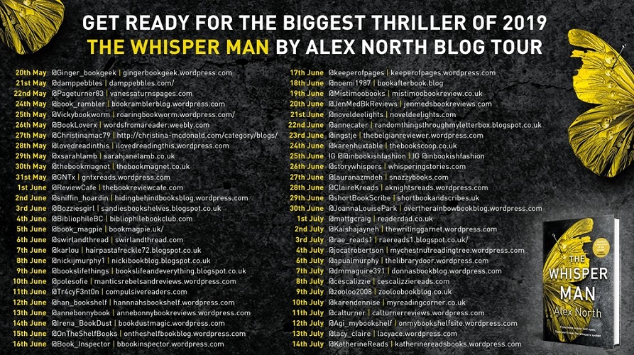 The Whisper Man blog tour poster
