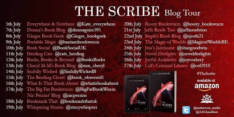 The Scribe Tour Schedule REVISED
