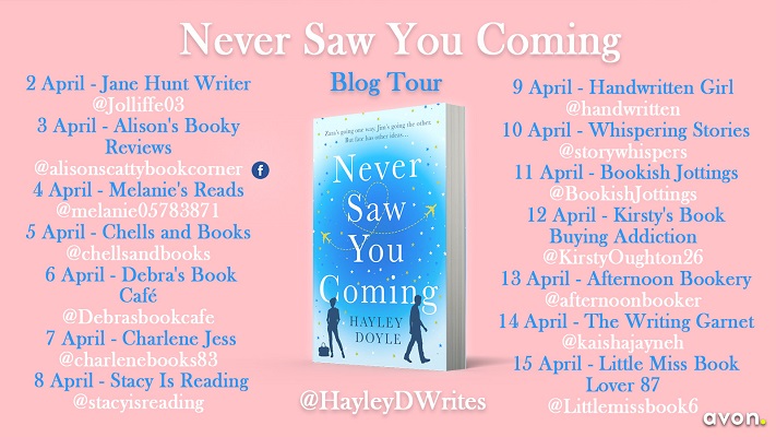 Never saw you coming tour poster