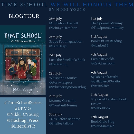 TIME SCHOOL 2 Blog Tour Poster