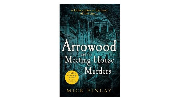 Feature Image - Arrowood and The Meeting House Murders by Mick Finlay