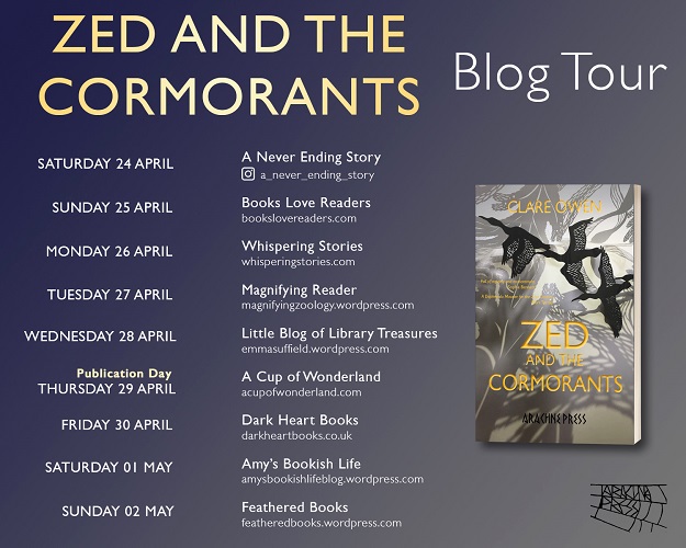 Zed and the Cormorants_Blog Tour Schedule