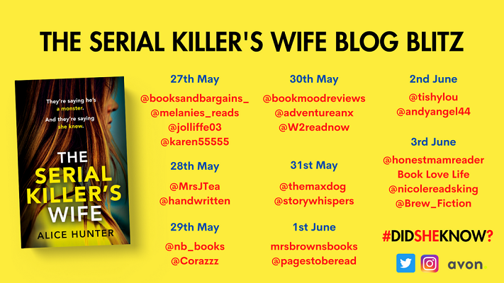 The Serial Killer's Wife - Blog Blitz - Twitter