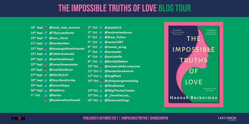 Impossible Truths Blog Tour poster