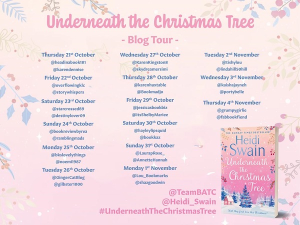 Underneath the Christmas Tree Blog Tour poster