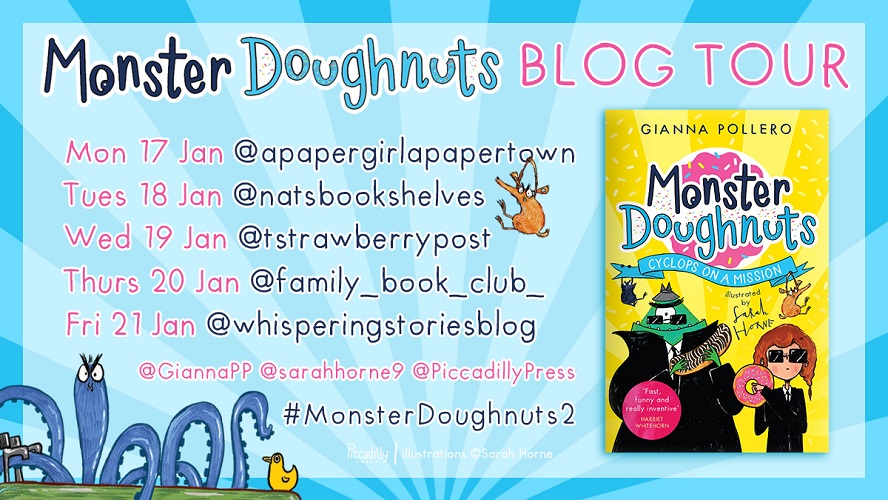 Monster Doughnuts 2 Blog Tour Graphic