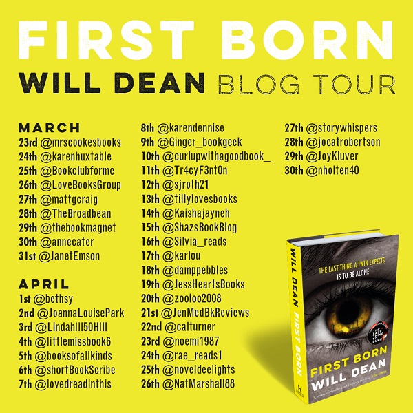 First Born Blog Tour-poster