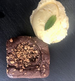 Nutella and ice cream