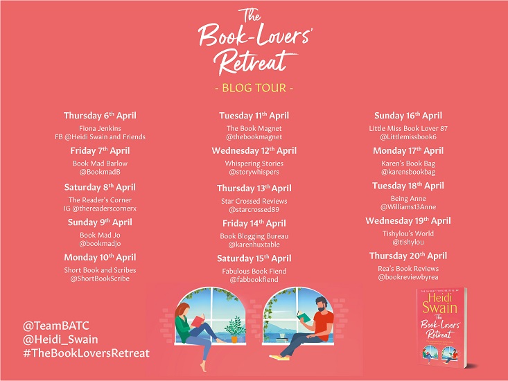 The Book Lovers Retreat Blog Tour poster