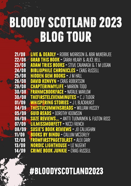 Bloody Scotland Blog Tour Banner 2023