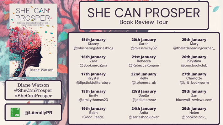 She can prosper blog tour poster