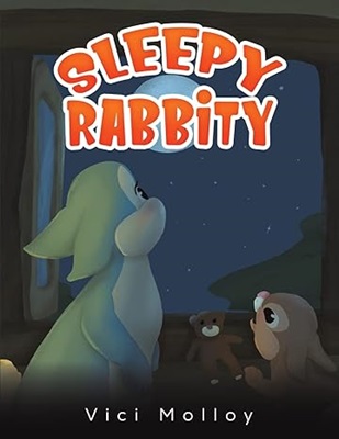 Sleepy Rabbity by Vici Molloy