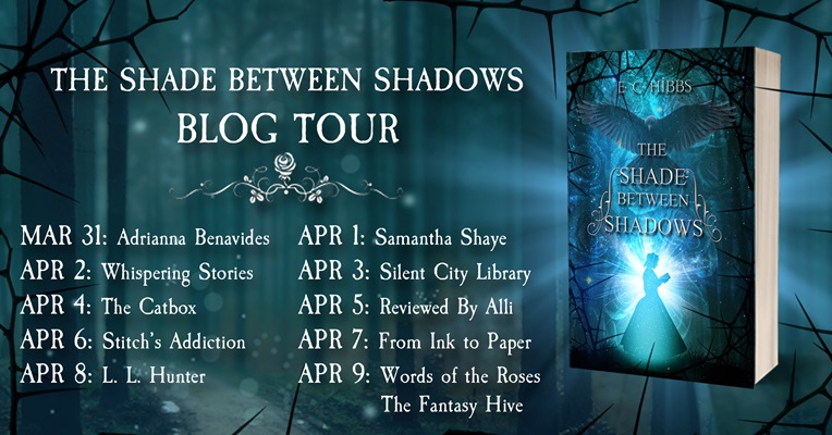 blog tour banner the shade between shadows