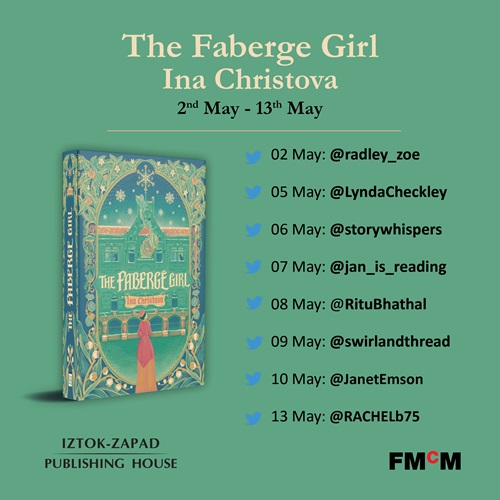 The Faberge Girl blog tour asset